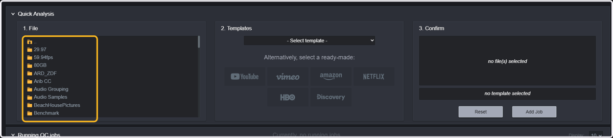 If the repository is correctly configured, you should see the contents of that repository.