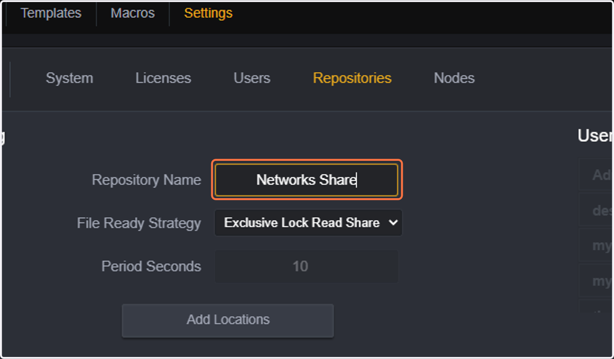Type the name of your choice that will identify the repository.
