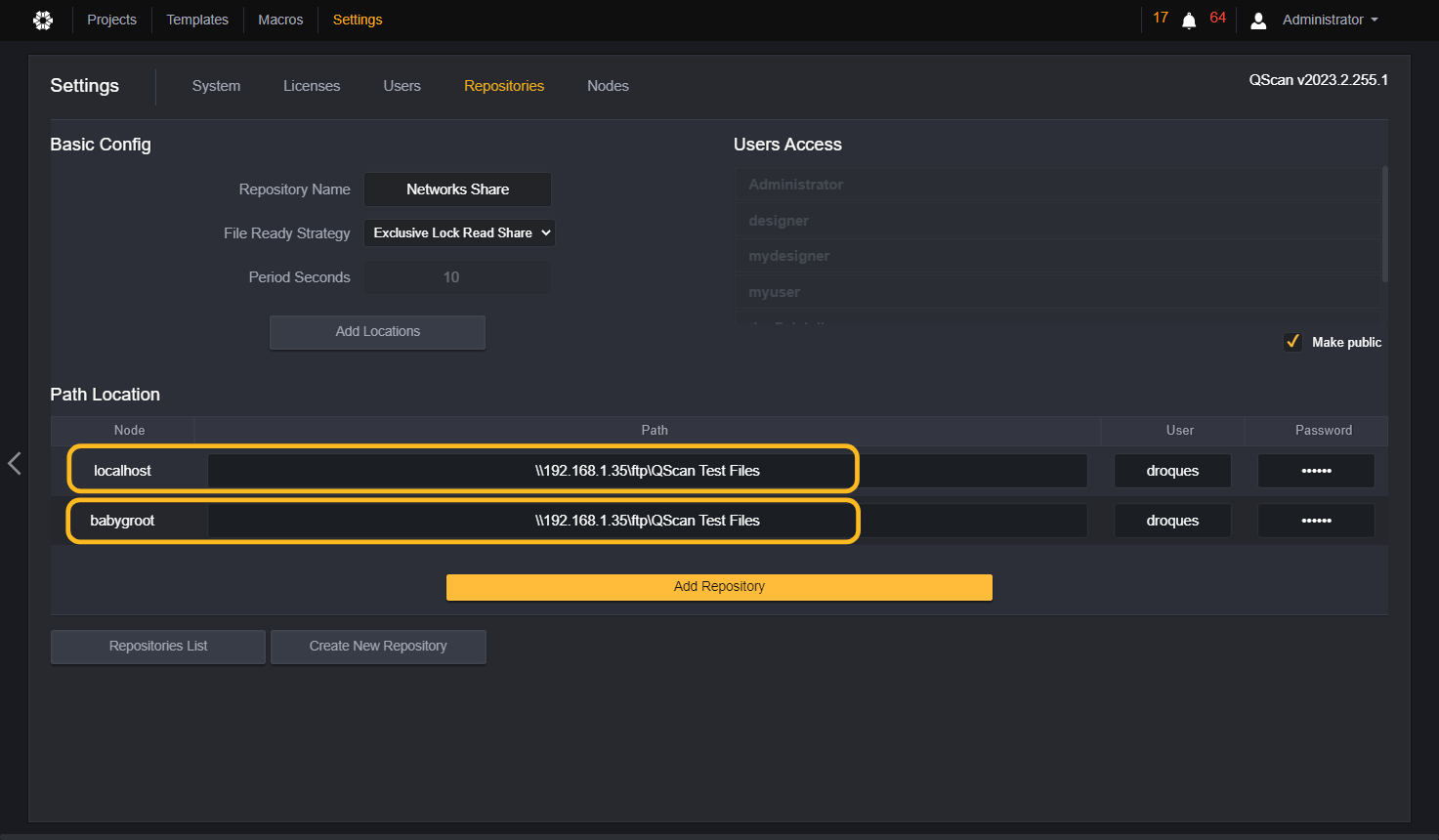 Click on Add Repository.
