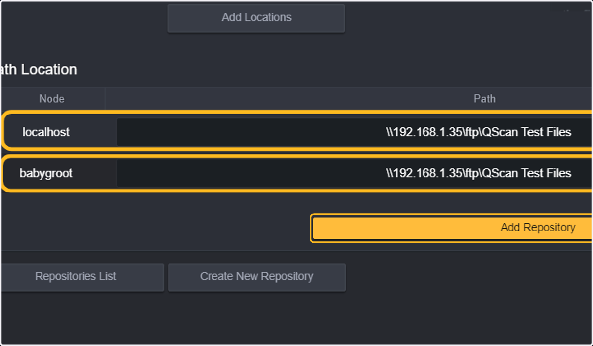 Click on Add Repository.