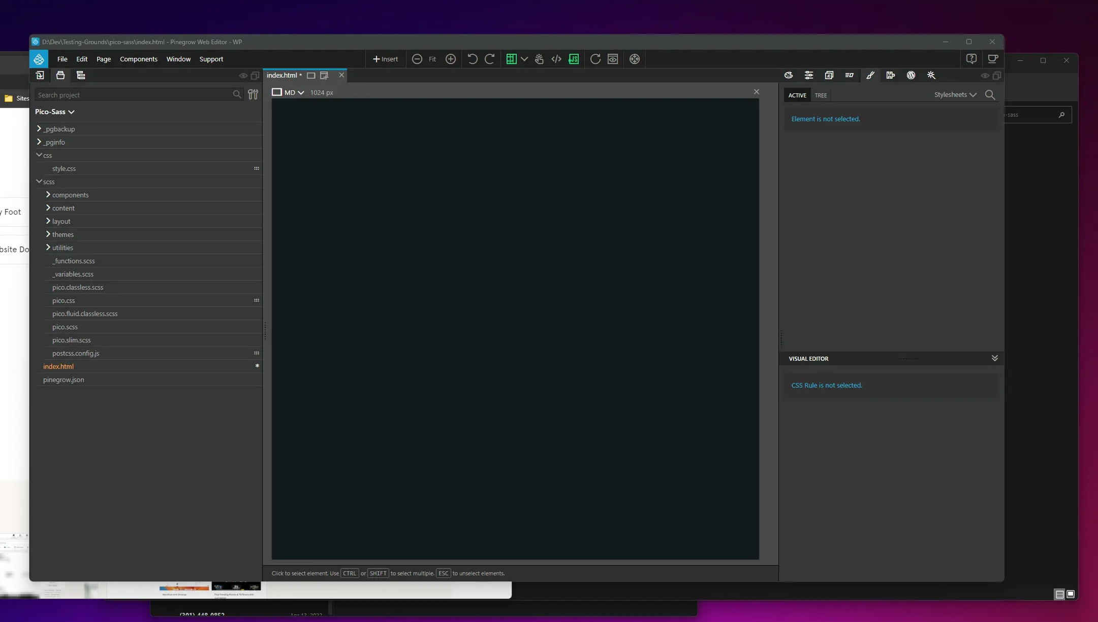 The Sass compiler handles everything else in the background and automatically recompiles when it sees a chance to the Sass file and partials.