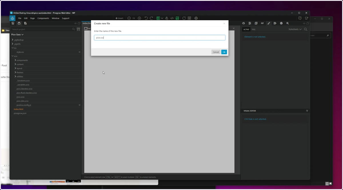 Name the file with the same name as your sass file; only give it a *.css extension
