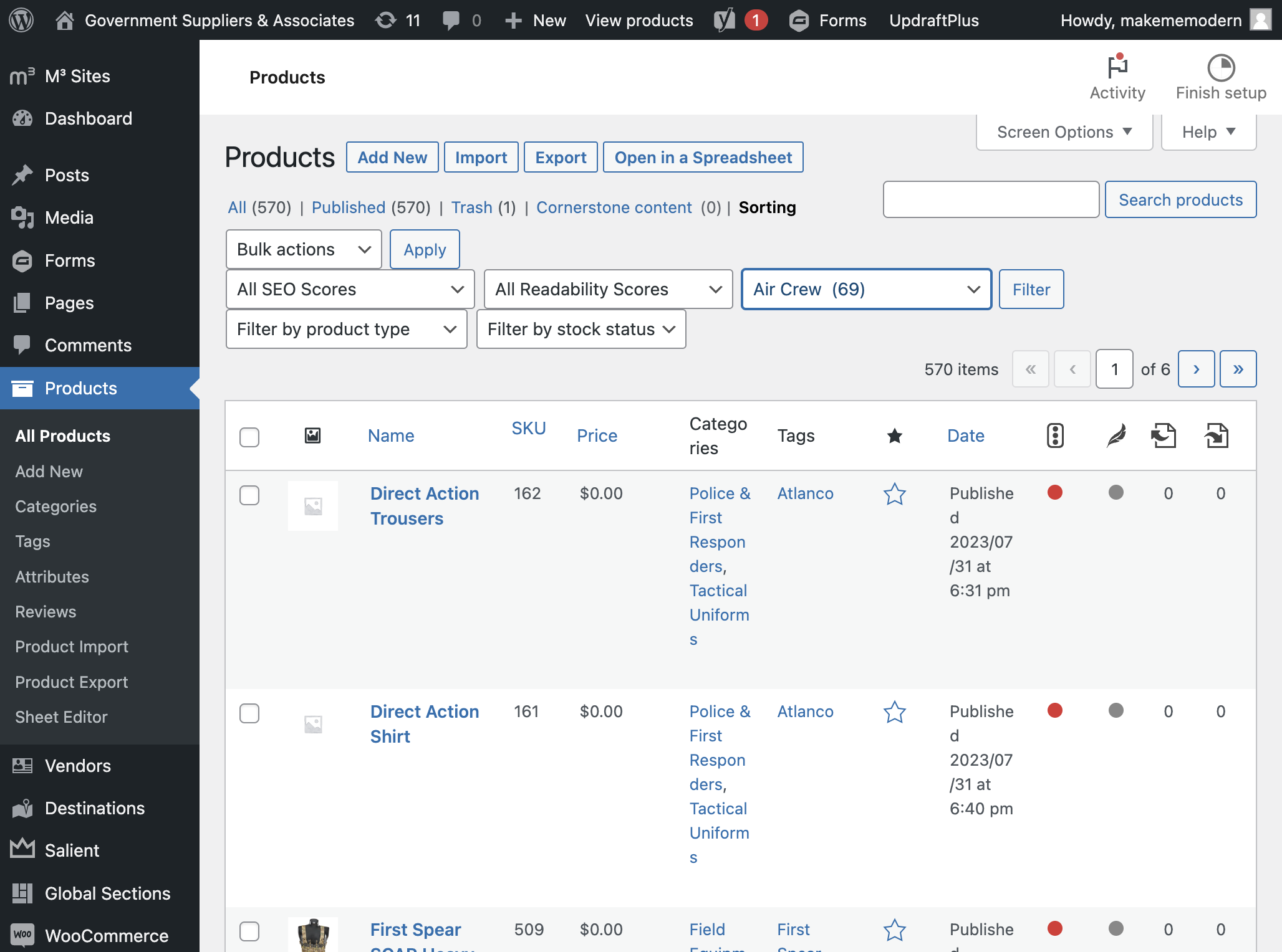 Click on Select a category, then select the specific category of products you would like to sequence.