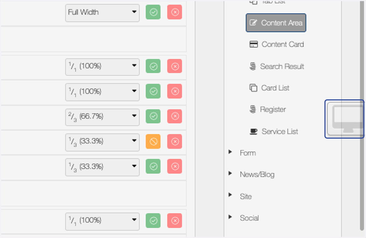 Click on the Live Preview Editor to Preview your changes