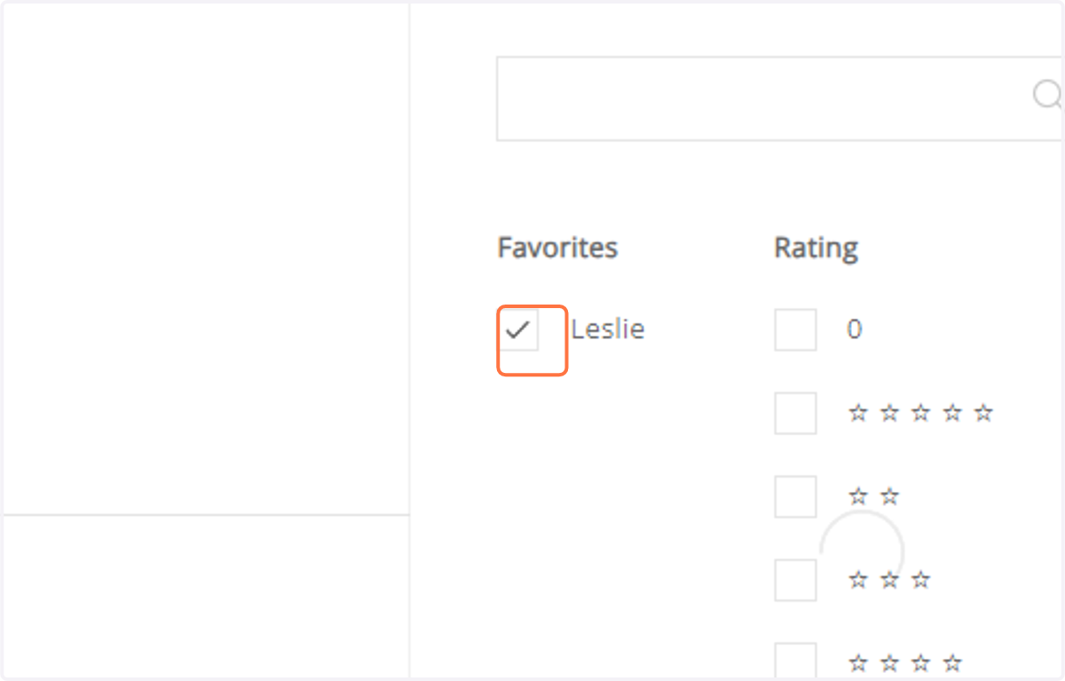 Checkmark your client’s completed Selection Request, Favorites List, or even an order that they’ve placed. This will filter only their selected images.