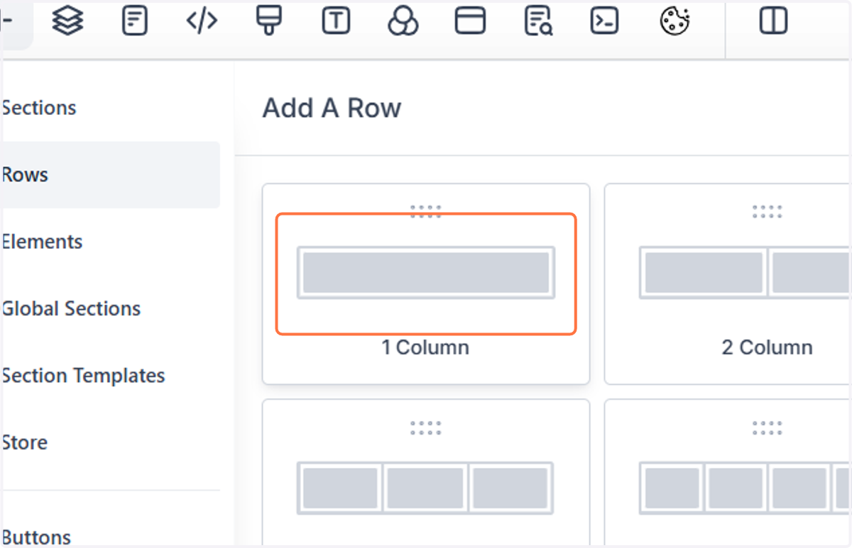Choose how many columns