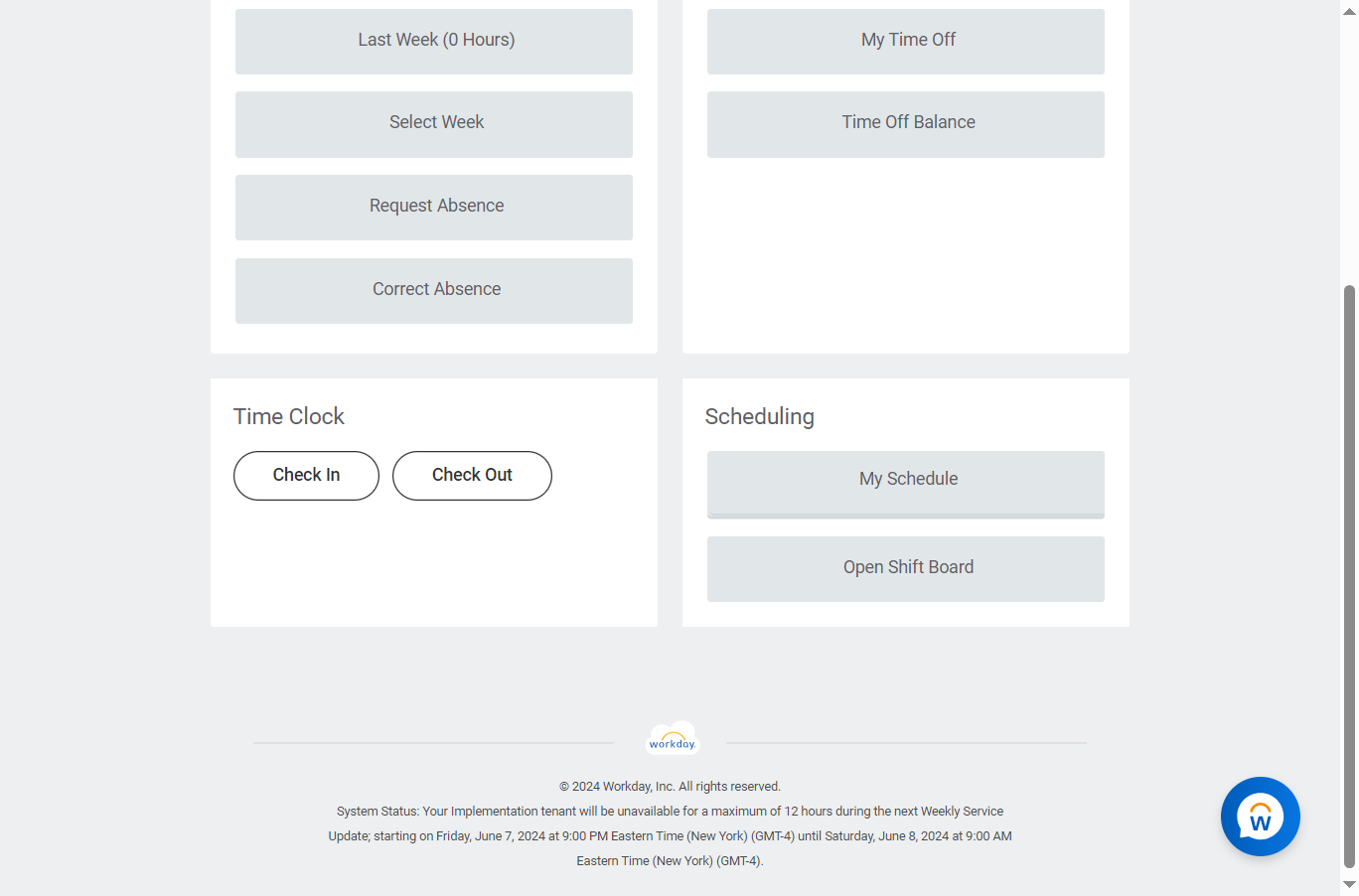 Click on My Schedule
