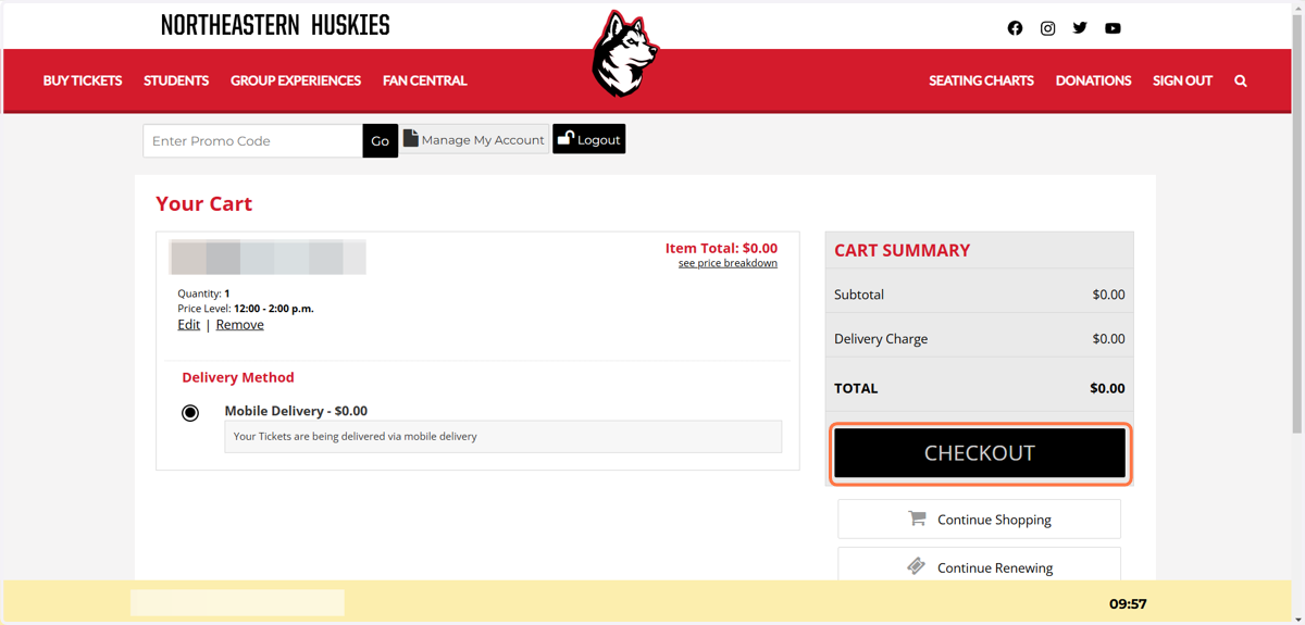 Select Checkout