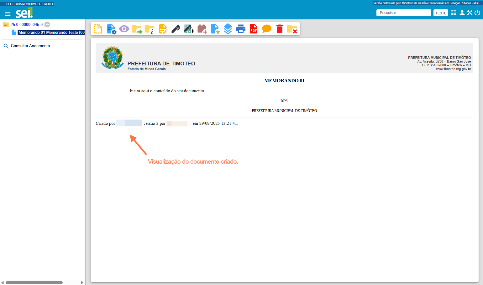 Visualização do Documento