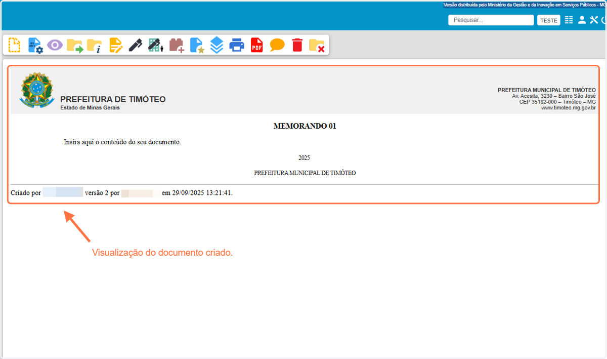 Visualização do Documento