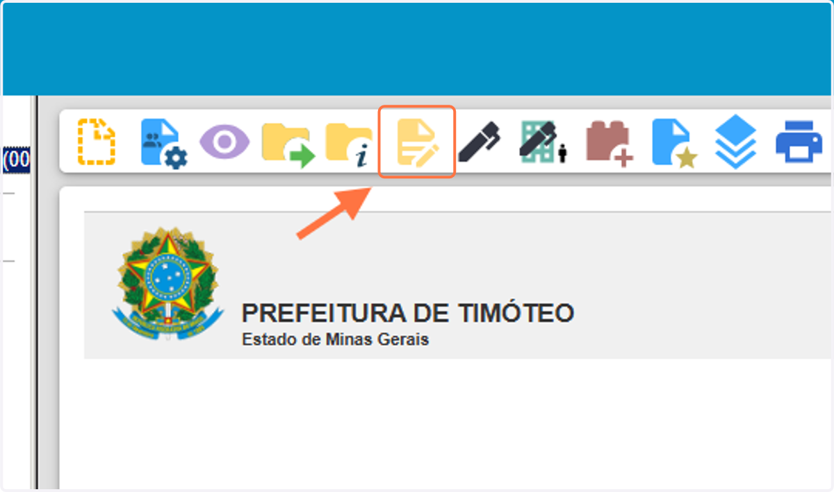 Inserir/Editar Conteúdo do documento