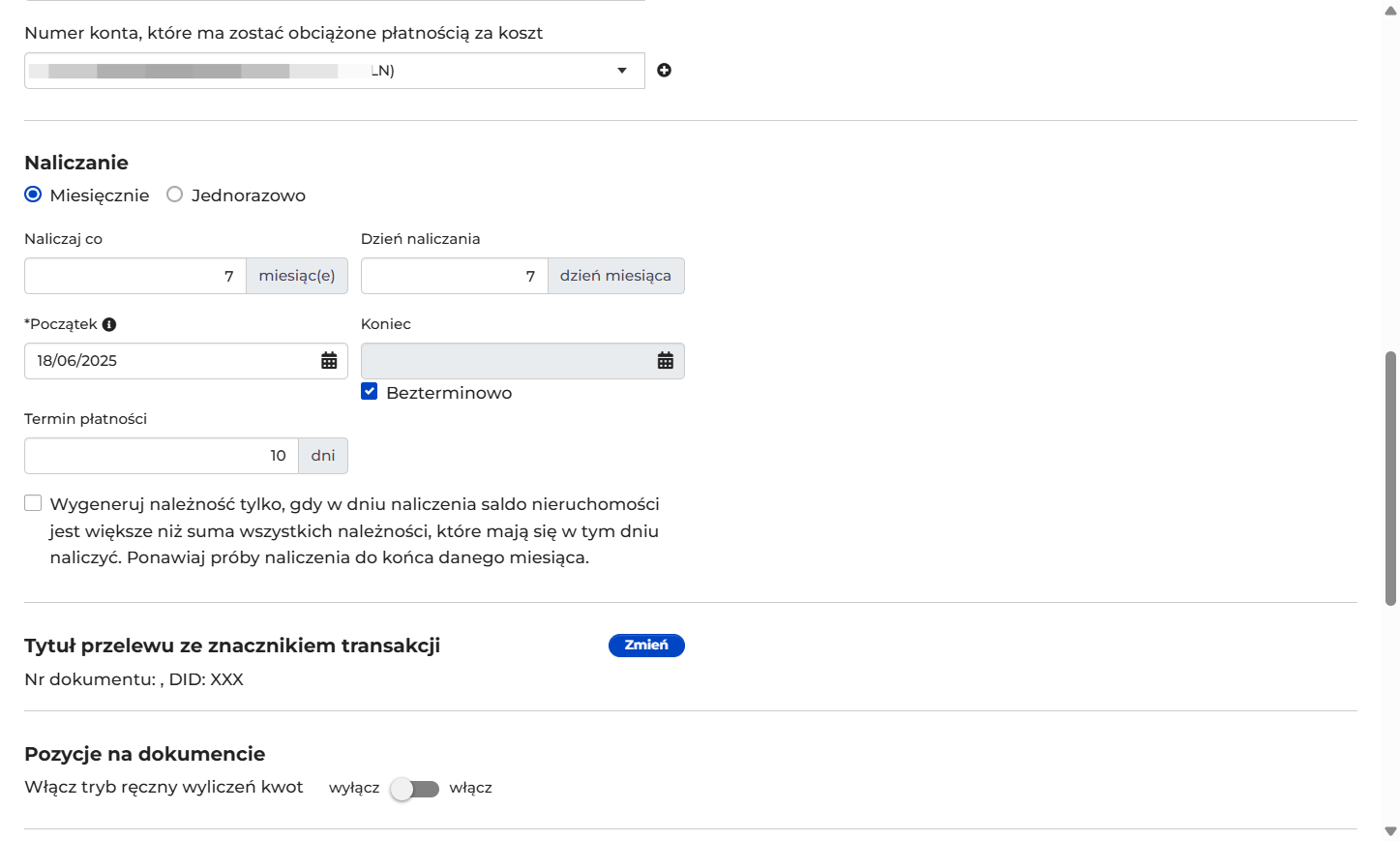 Od kiedy do kiedy ma być wystawiany