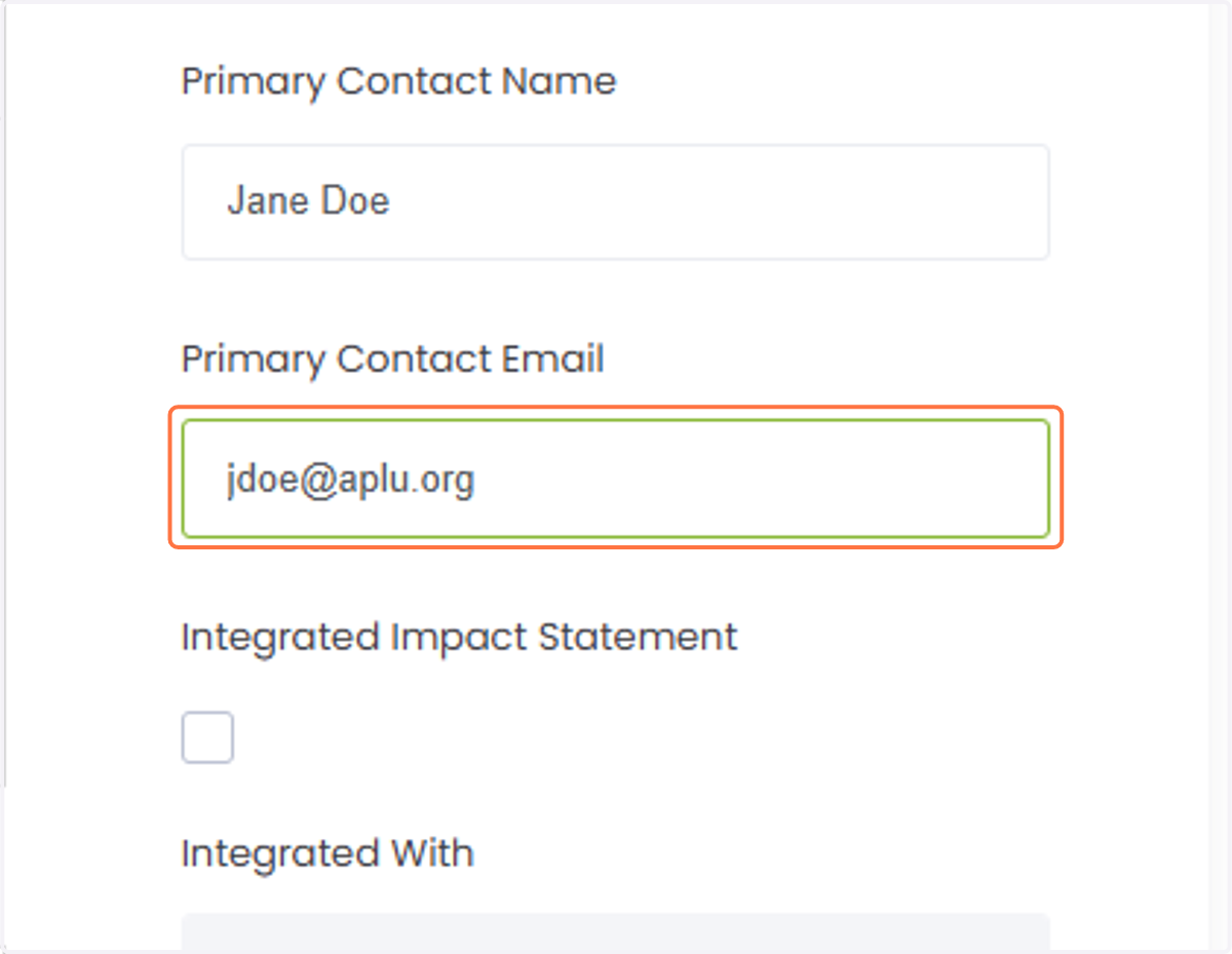 And their email address.