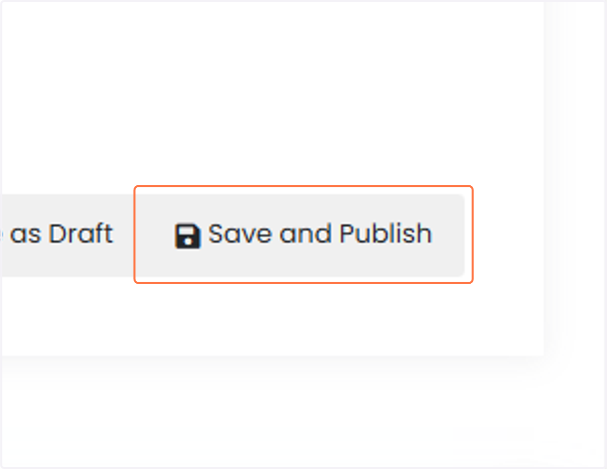 After making any necessary changes, to immediately publish your impact statement, click on "Save and Publish."