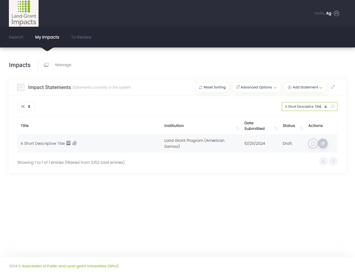 If you need to make any adjustments, or are ready to publish, click on the "Edit" button.