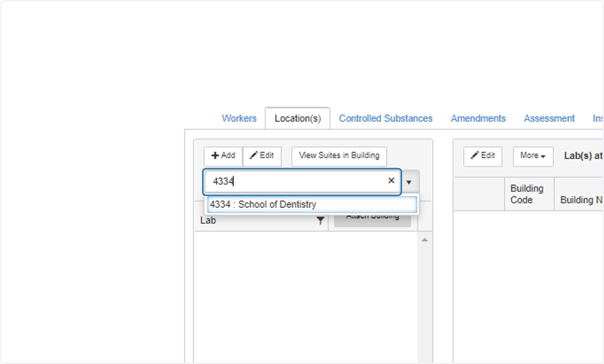 Search for the location you wish to add either by name or CAAN#.