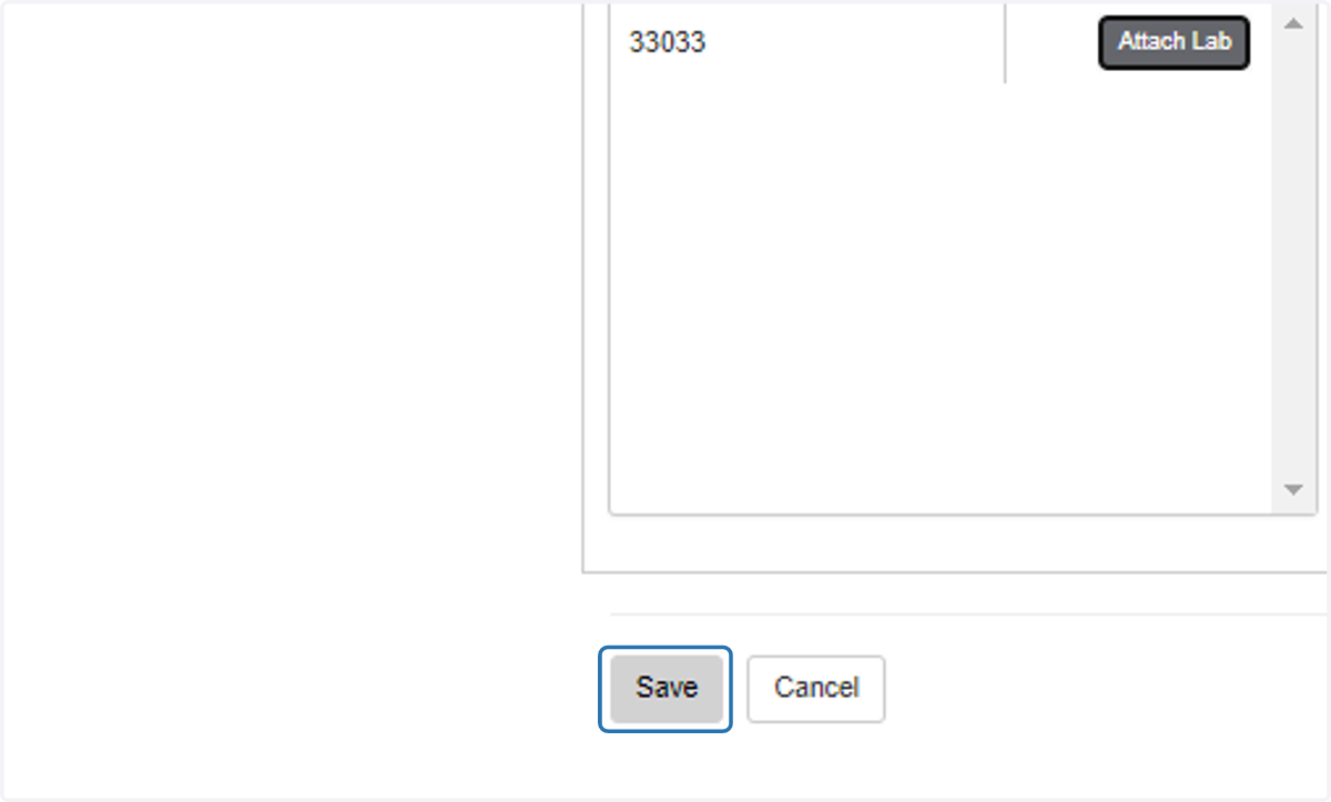 Click on Save
