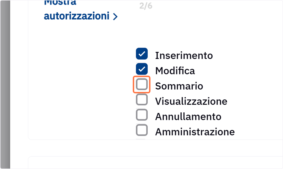 Sommario: consente di visualizzare i metadati della registrazione di protocollo