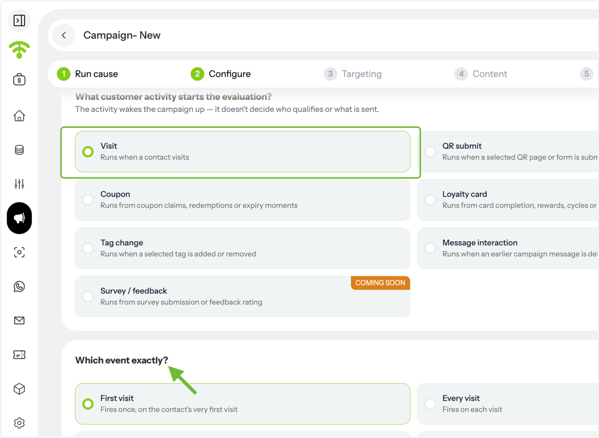 Configure Your Campaign Trigger