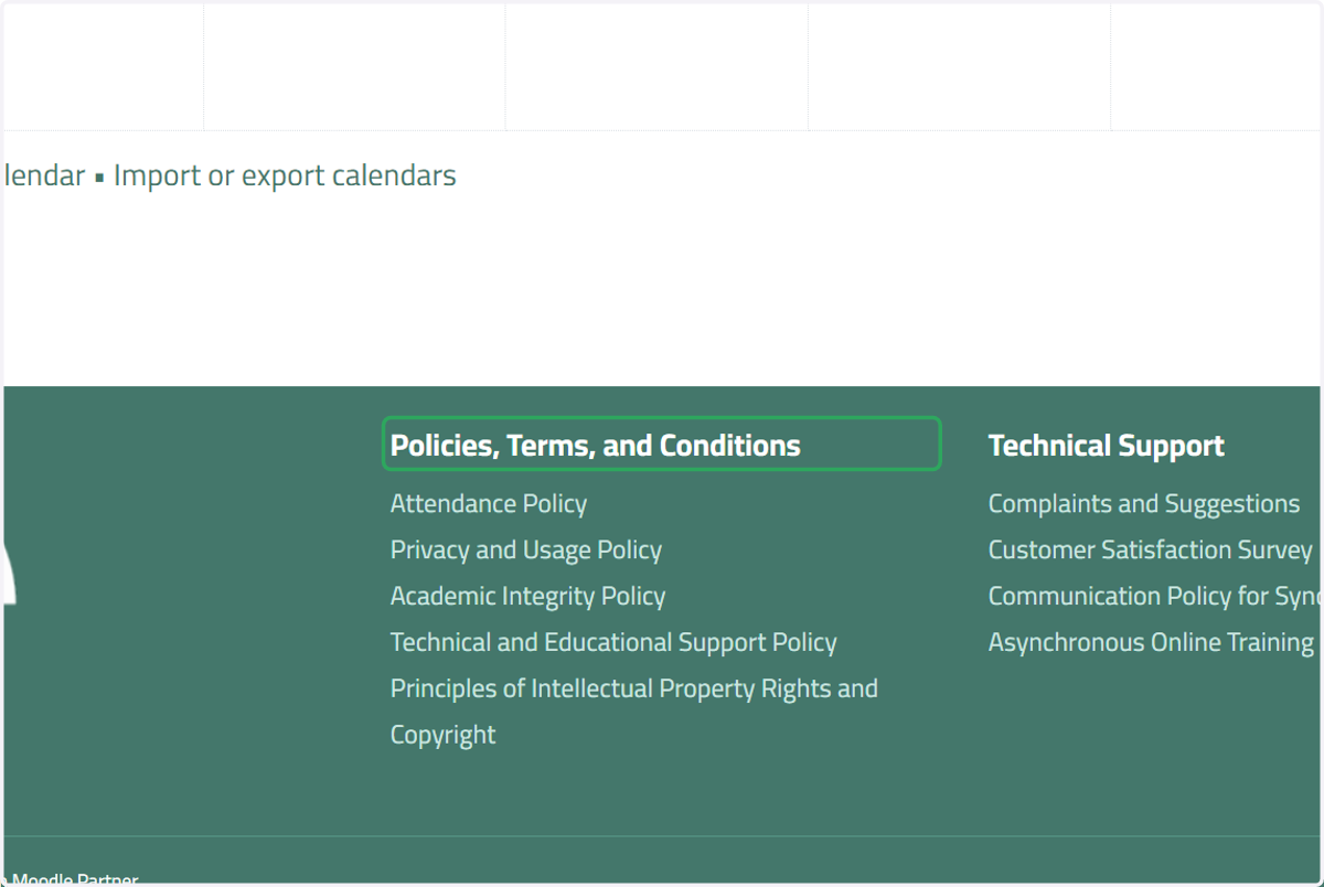 View Policies, Terms, and Conditions