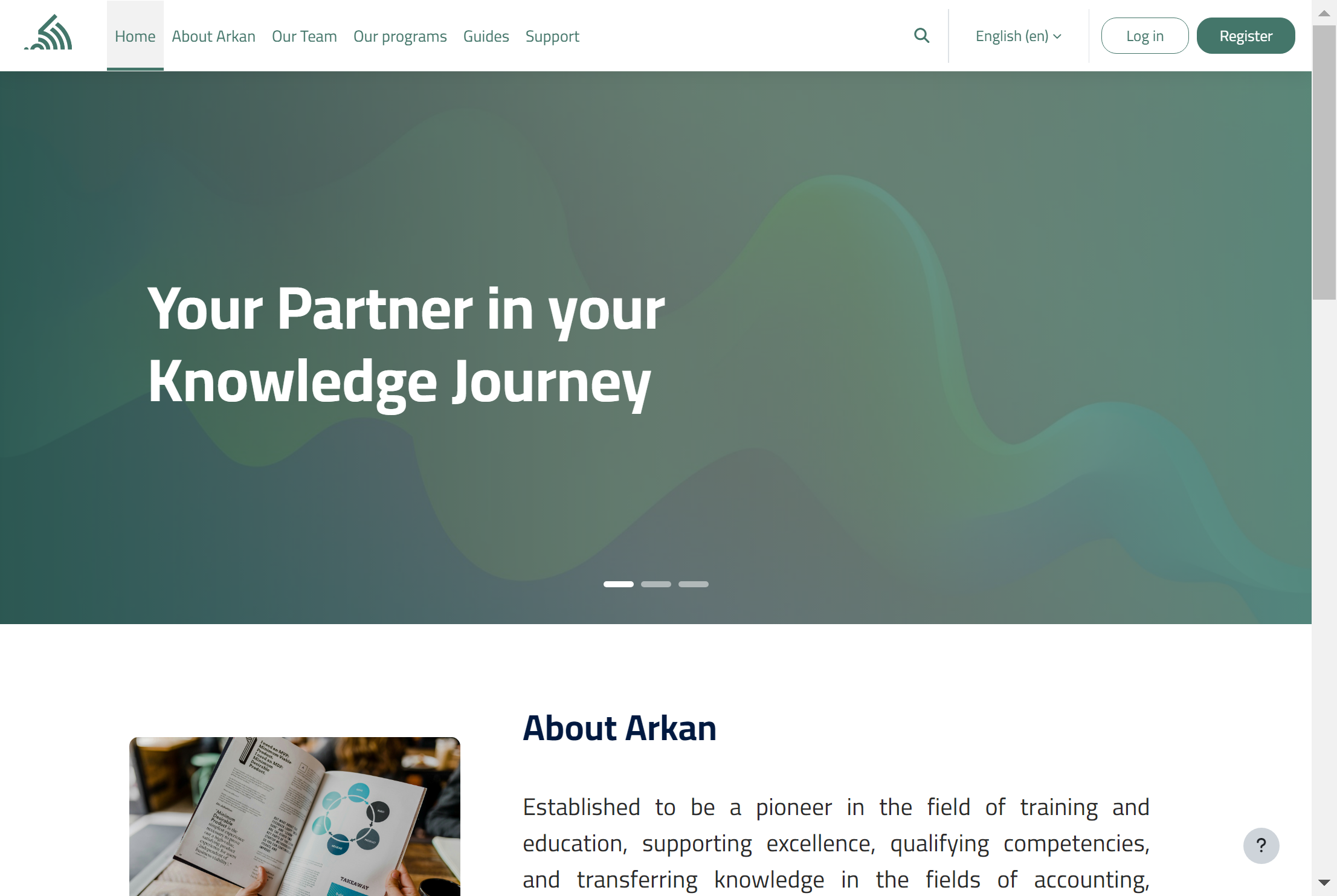 Click on Site navigation