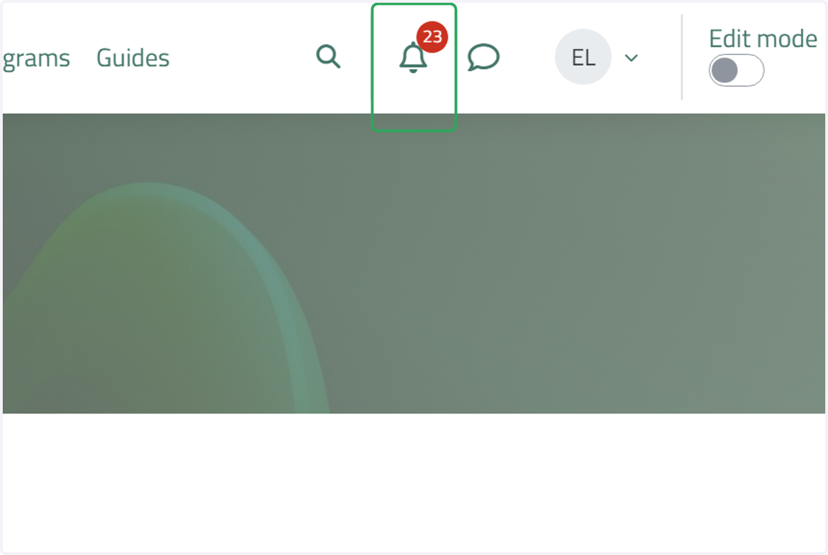 Click on the notification window