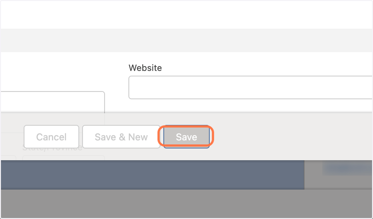 Click on Save