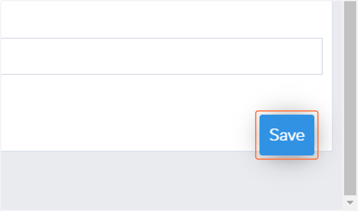 Click on Save
