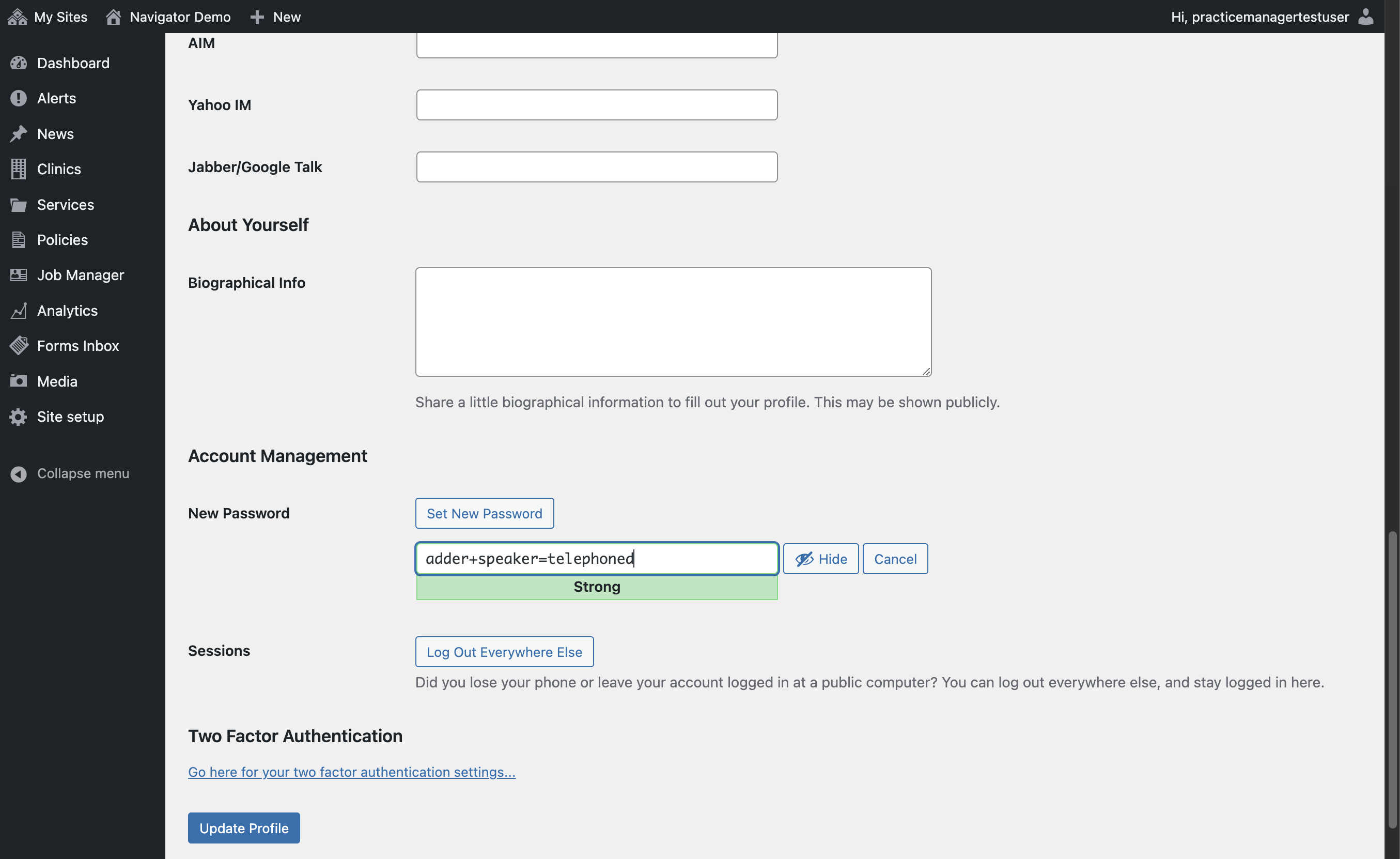 An example password: adder+speaker=telephoned