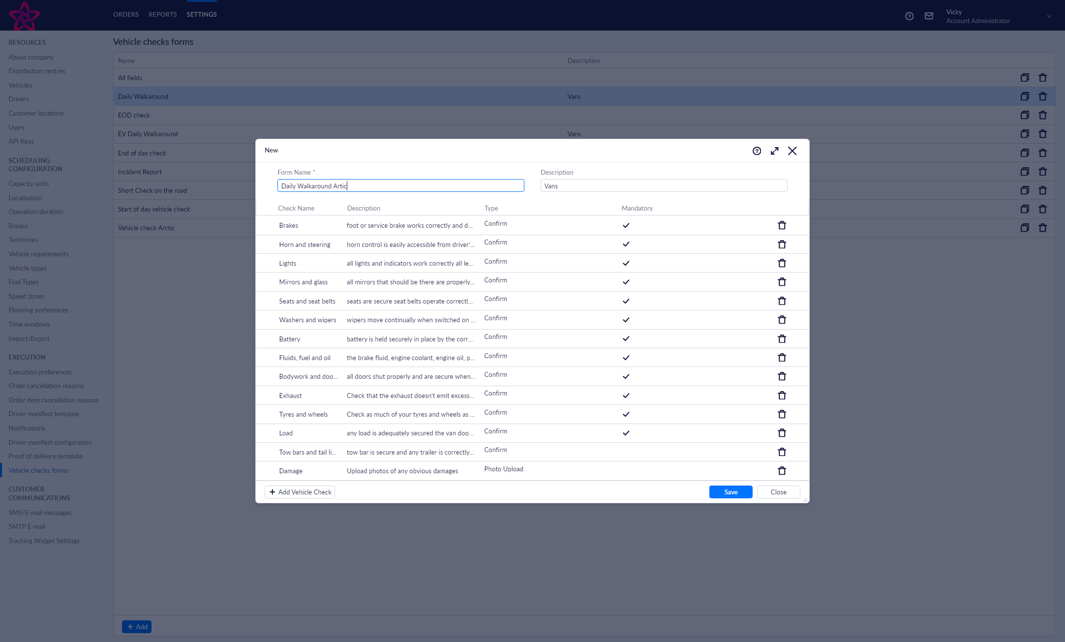 Edit the cloned form for your new form requirements and save to your account