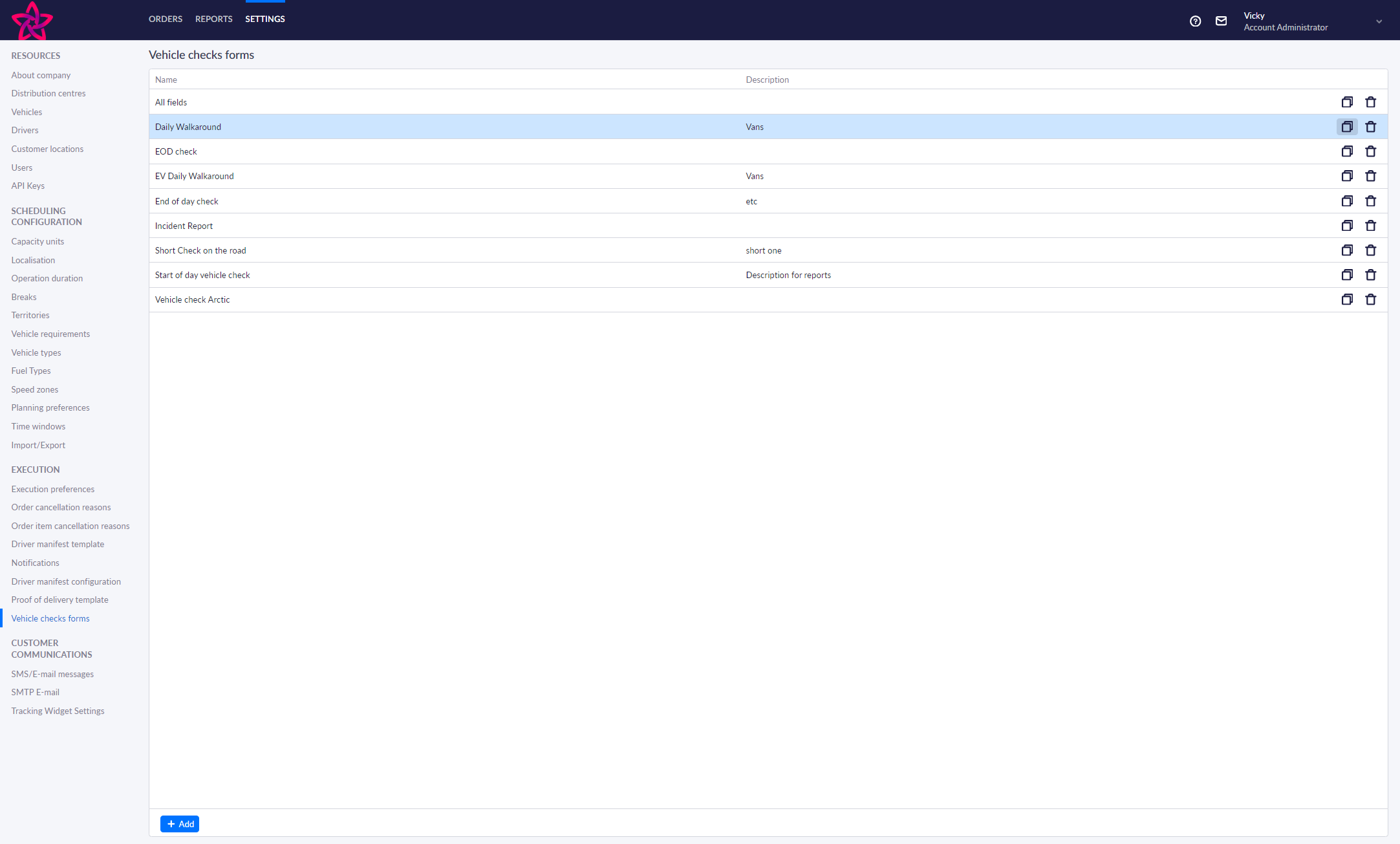 To quickly create new forms, click the clone icon to copy an existing form or follow the same steps as before