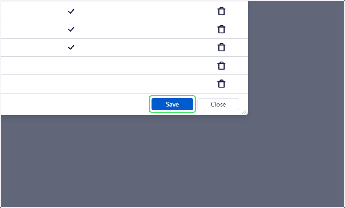 Click on Save to add the form to your account.