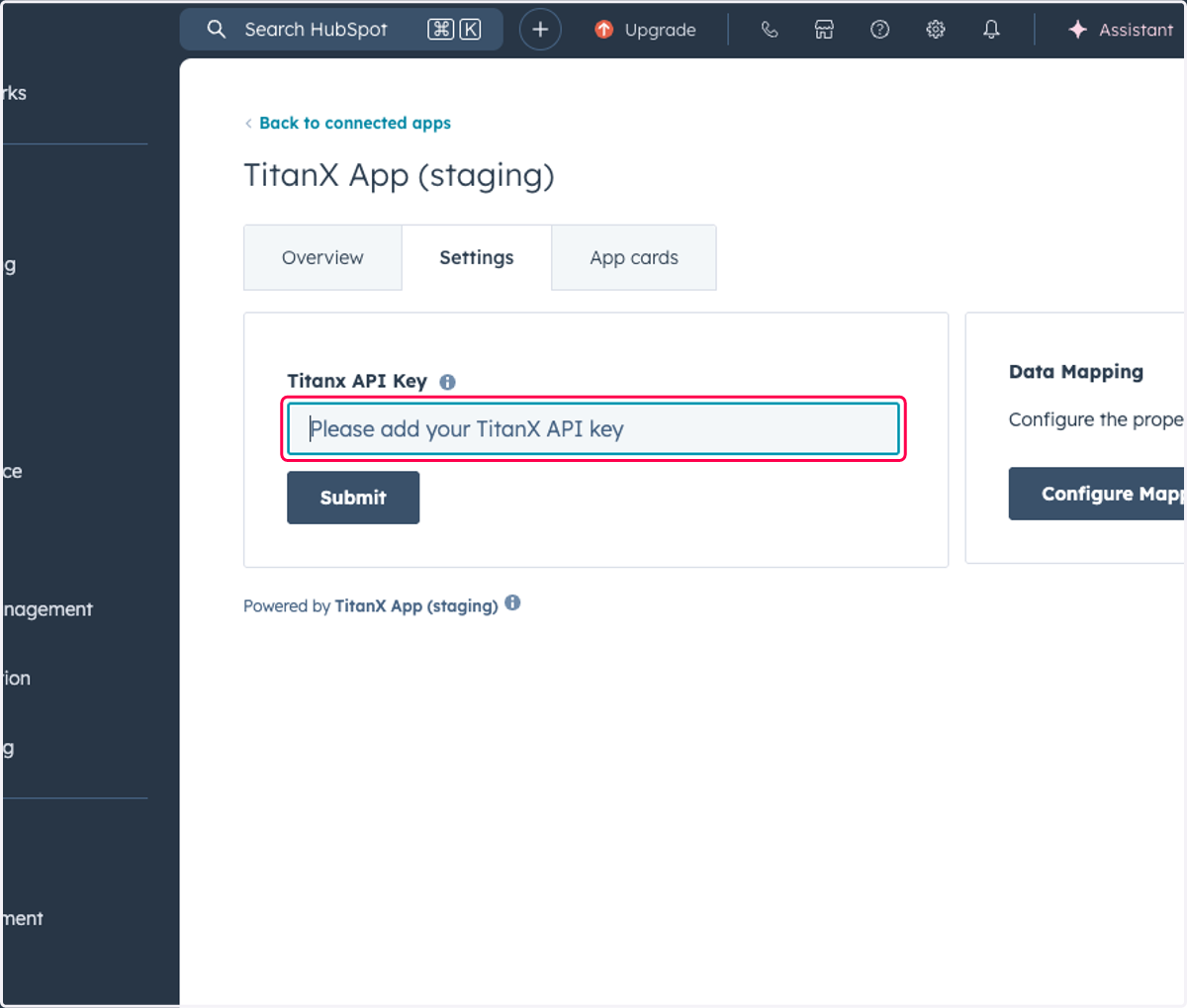 Click on password field