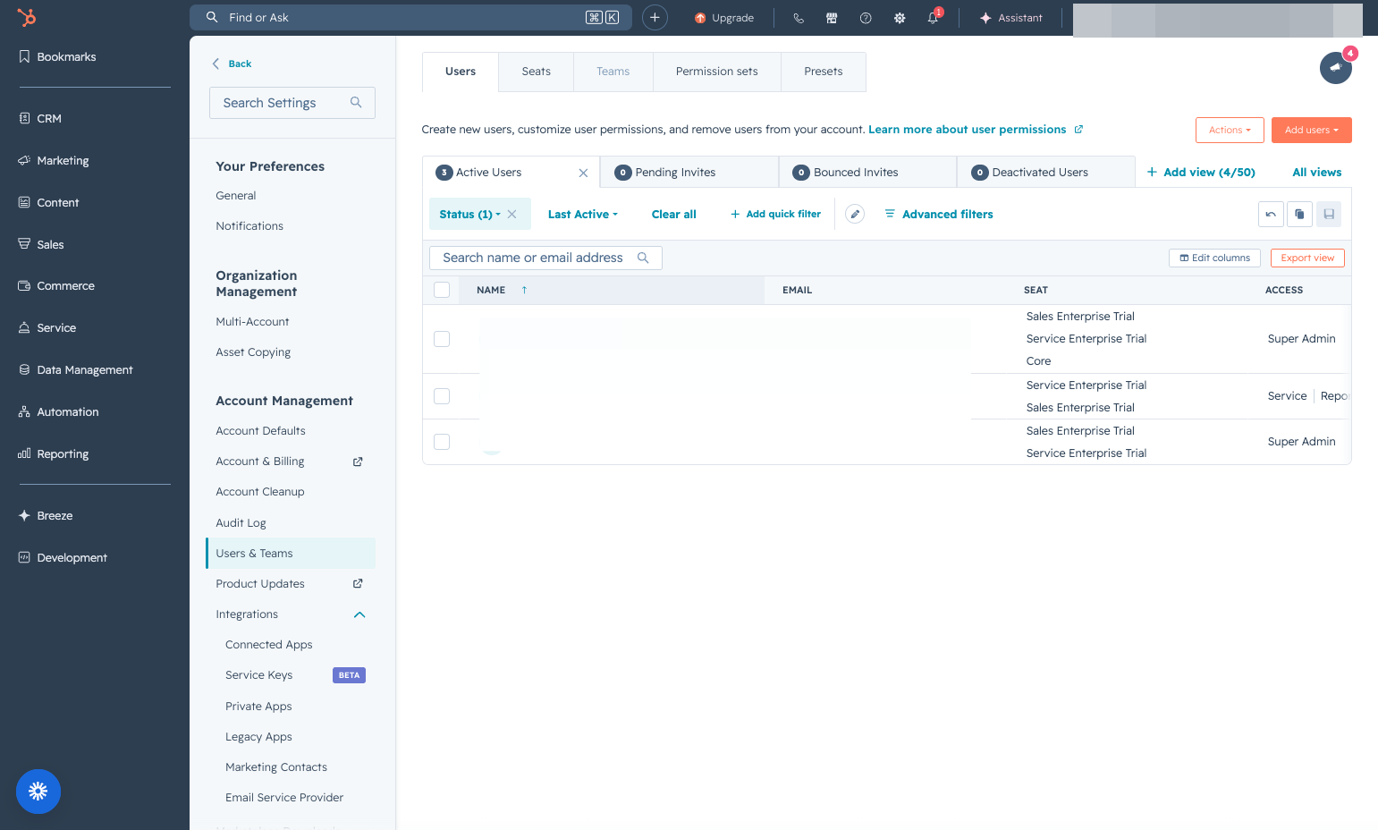 Click on Teams