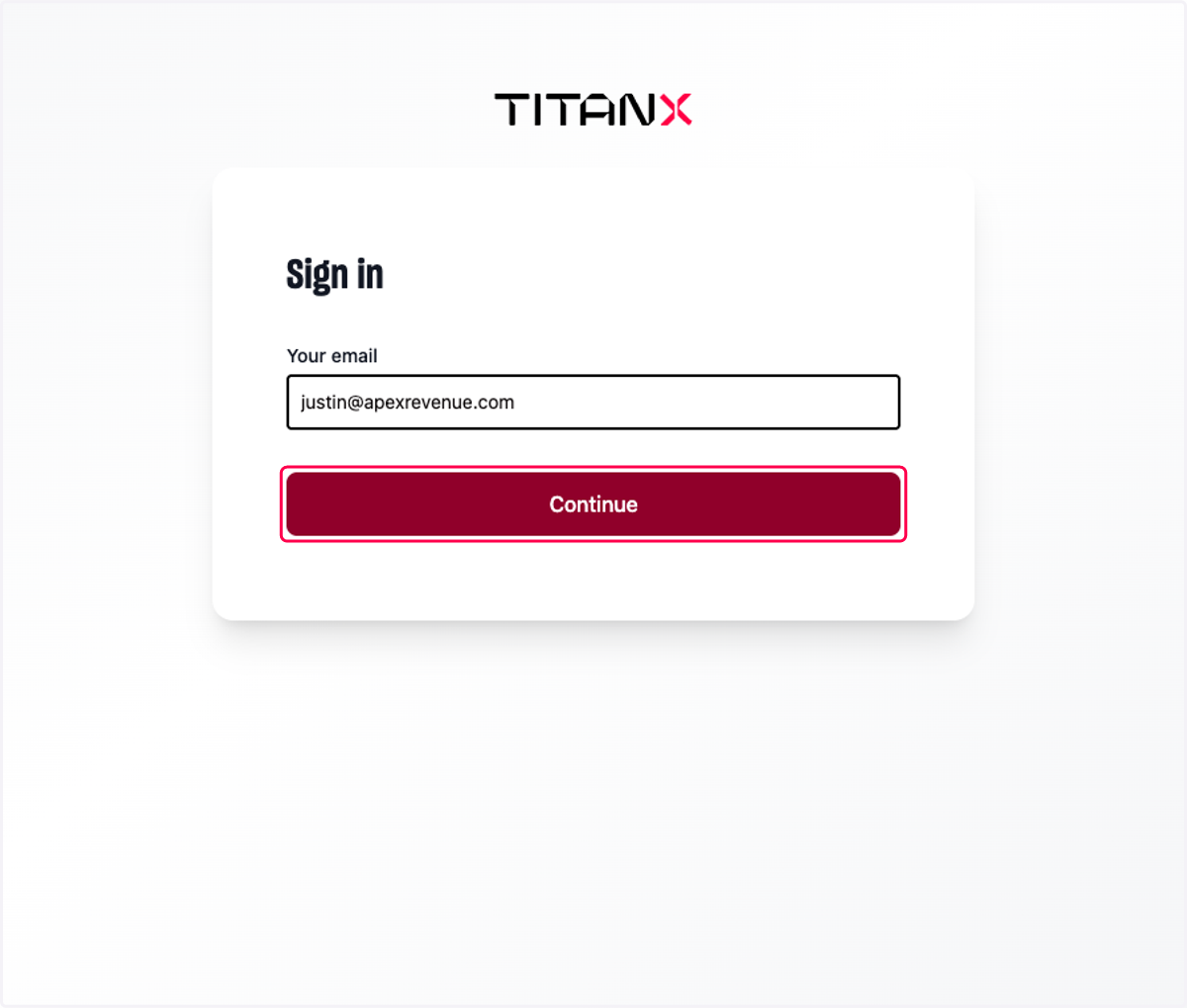 Click on Continue