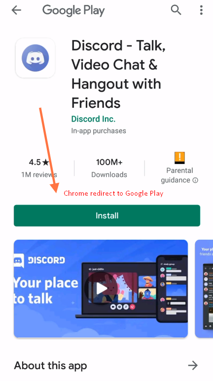 Go to the Play Store on your phone and search for the app Discord then click install.