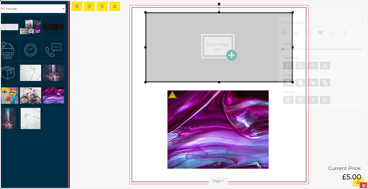 Image fields and cliparts