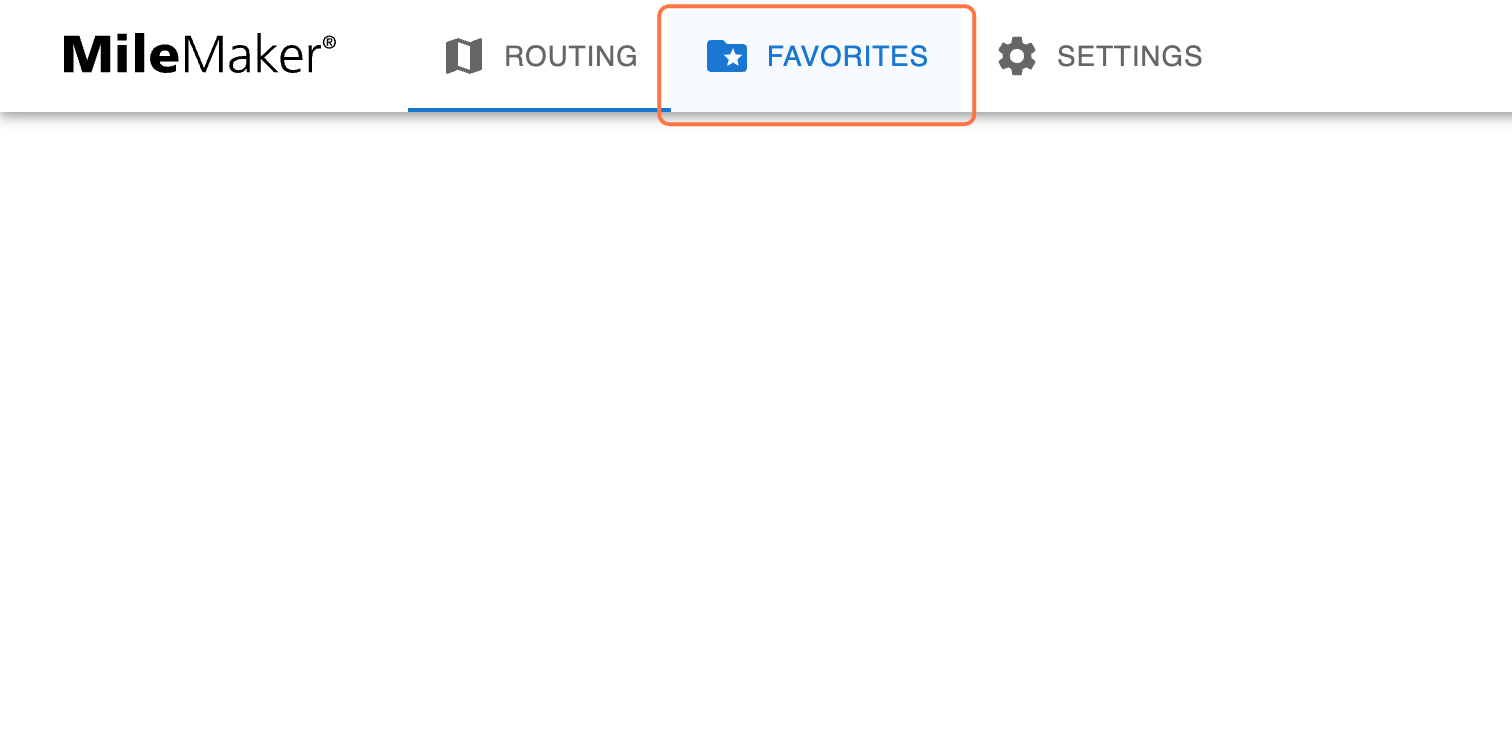 Your route has been saved successfully. To retrieve this route in the future, Click on the 'FAVORITES' tab in the top navigation bar