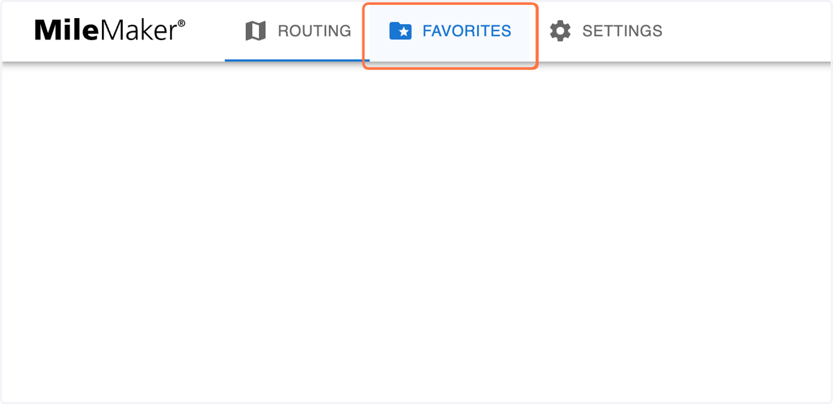 Your route has been saved successfully. To retrieve this route in the future, Click on the 'FAVORITES' tab in the top navigation bar