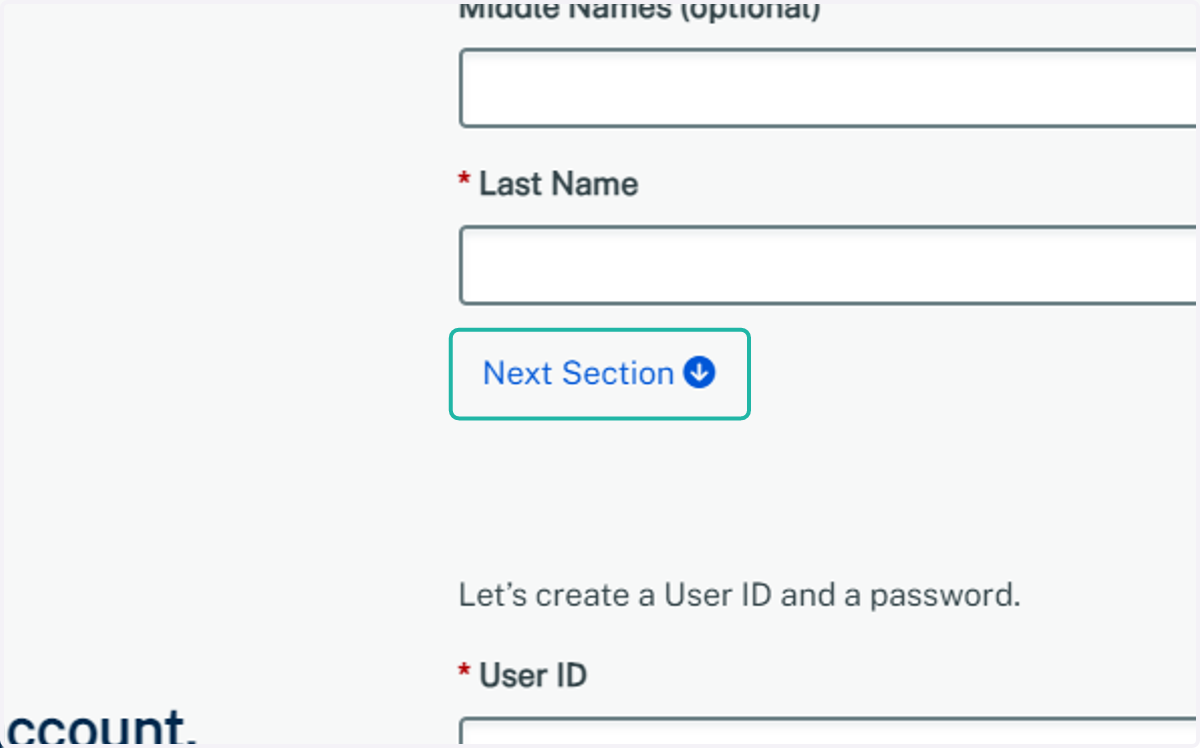 Complete the required fields.