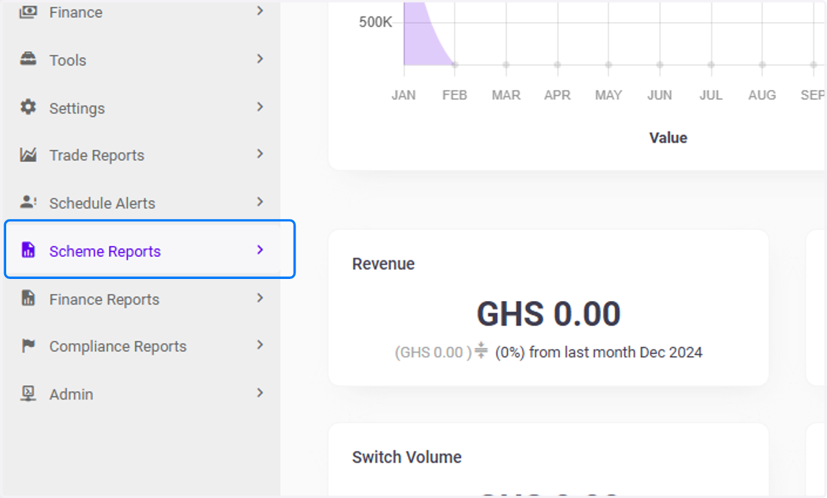 Click on Scheme Reports