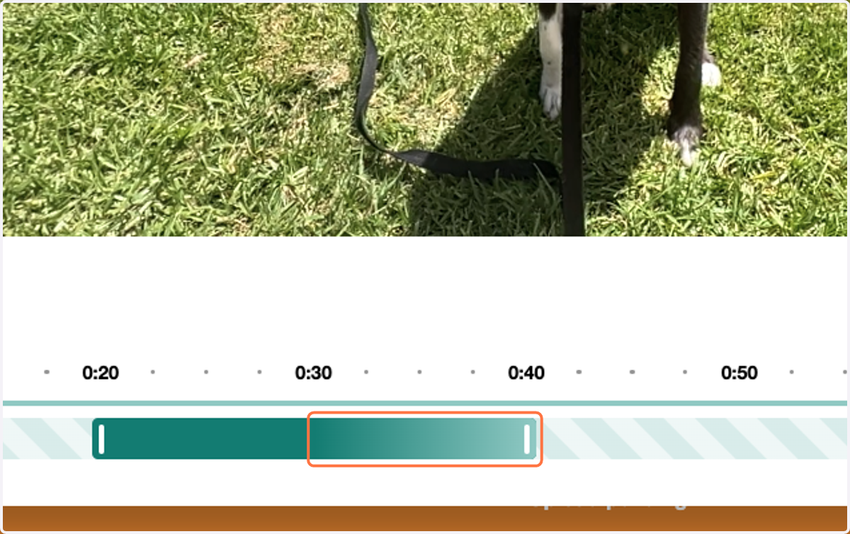 ...to set the desired length