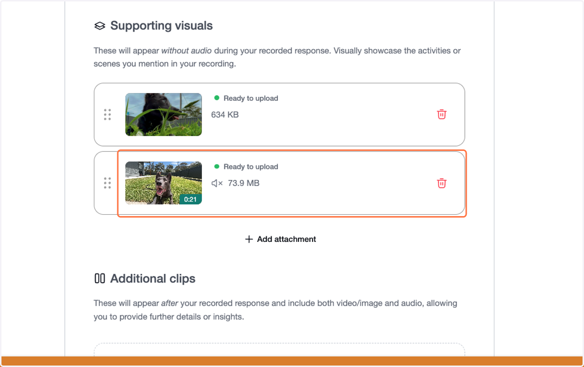 That’s it! Your attachment is now adjusted to best fit your Story.