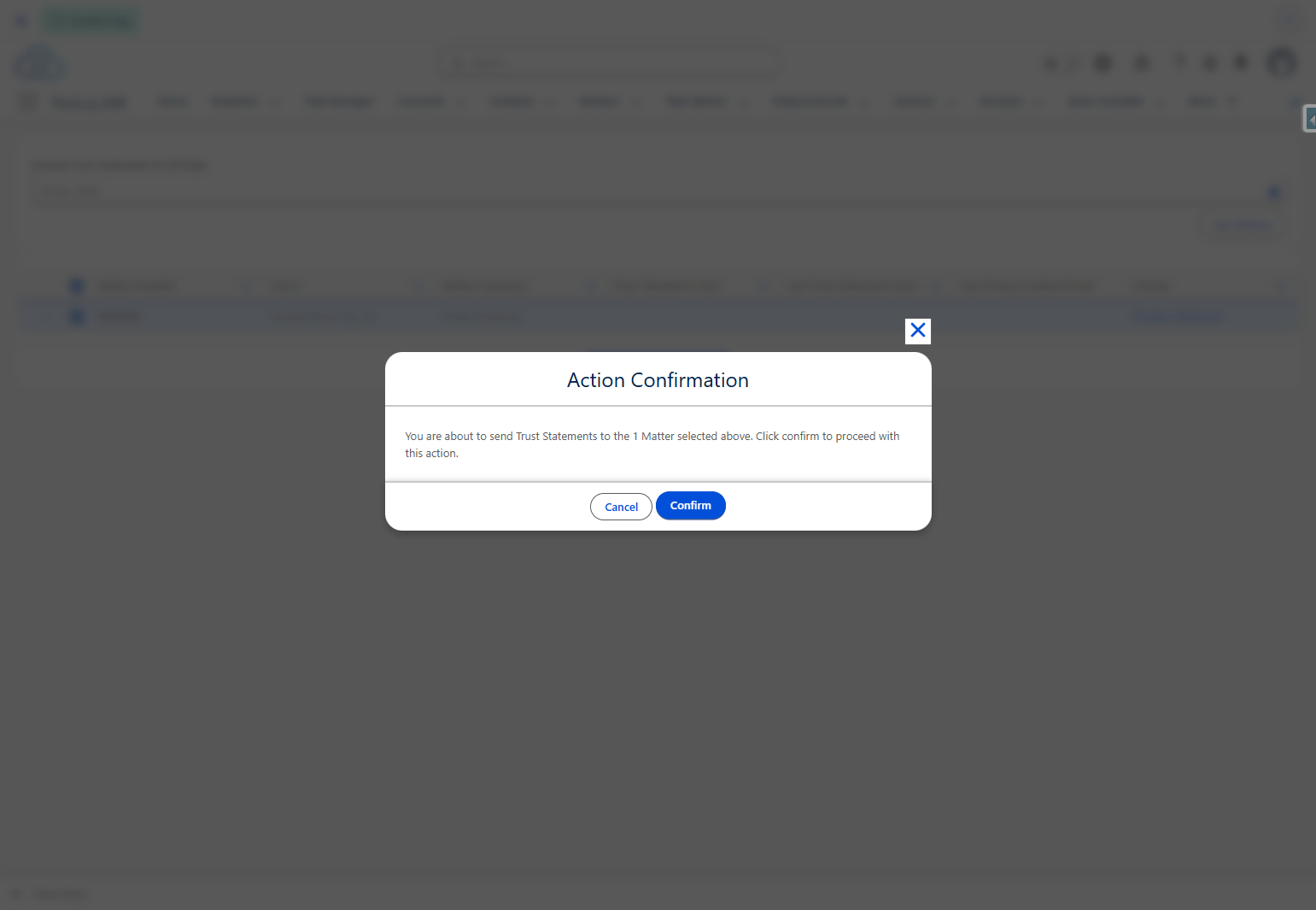 Click on Confirm