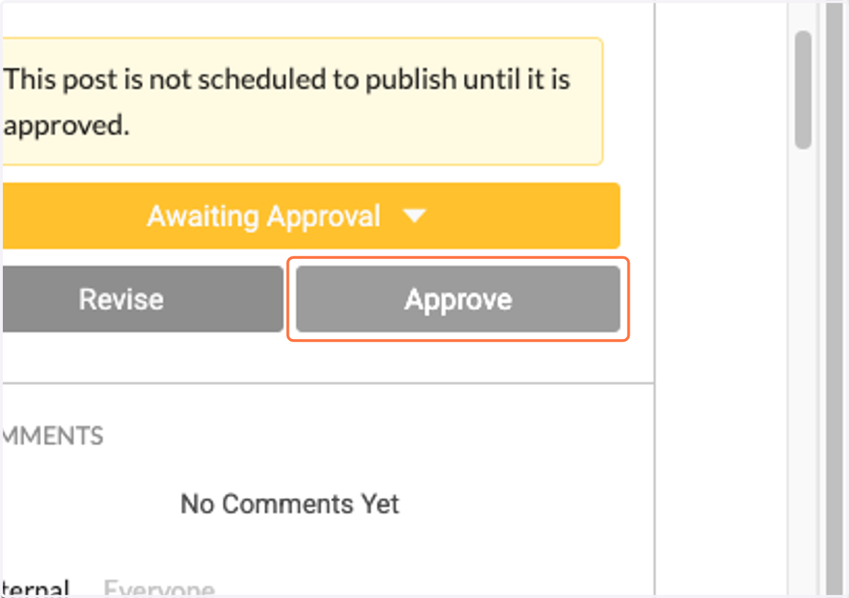 Click on Approve or Revise