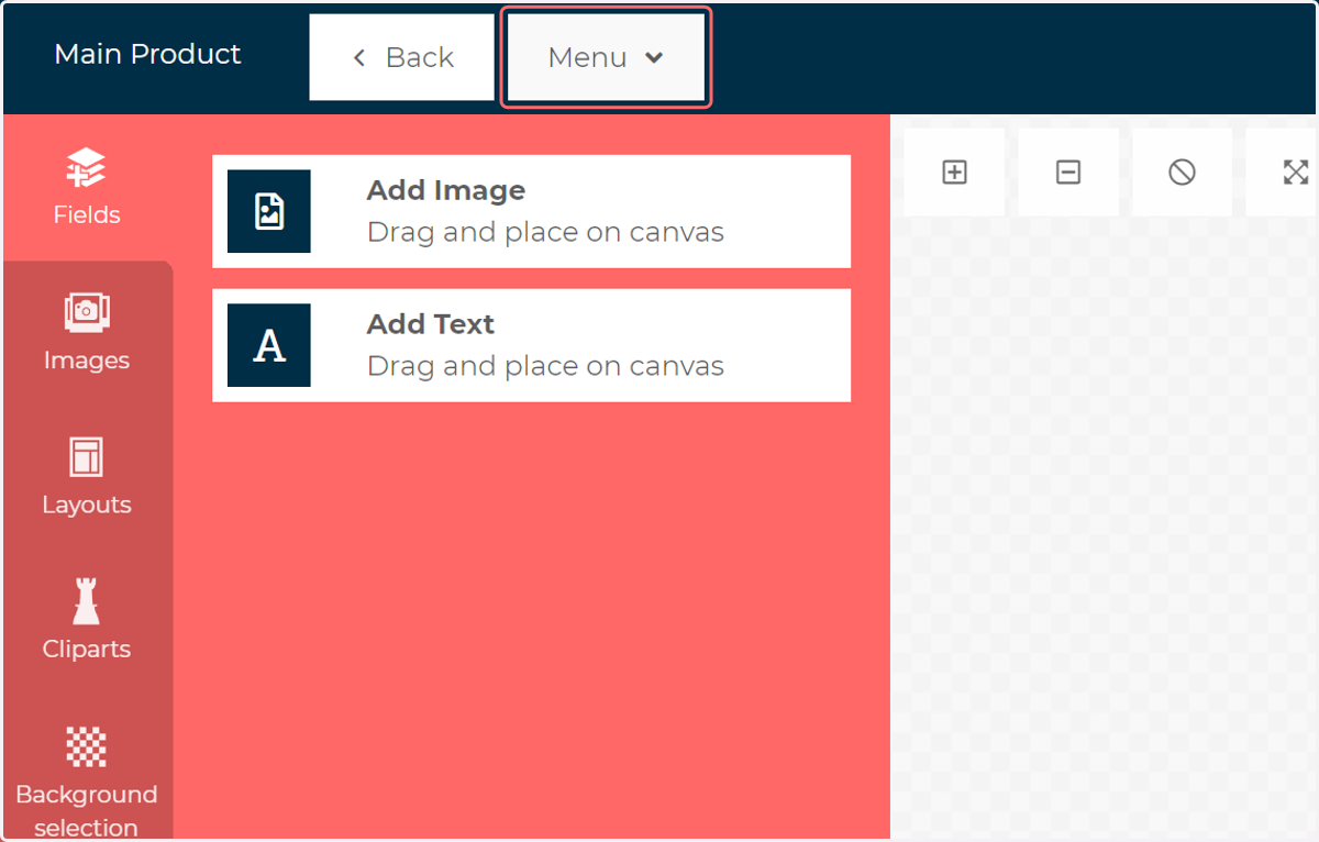 To begin disabling unwanted tabs, click Menu