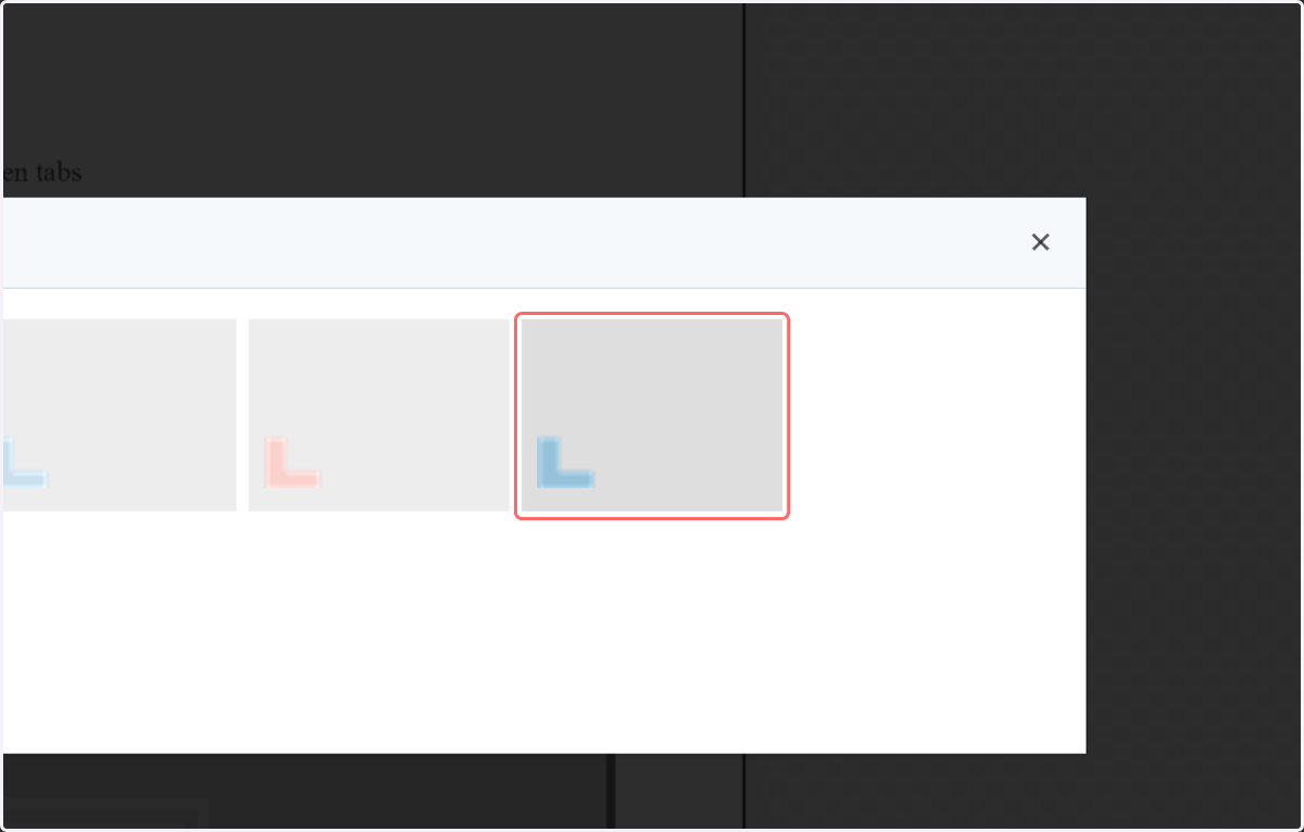 Click on Select your option…