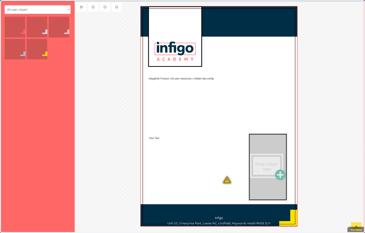 Example 2 | Modified tab configuration | Resources accessible to all