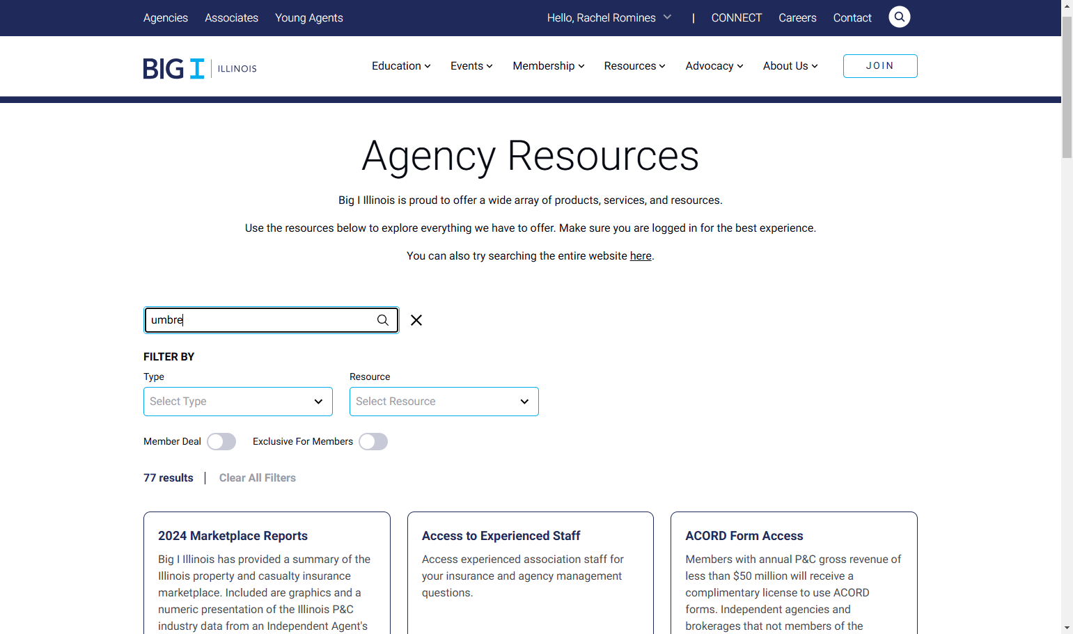 You can also enter a search term that to find what you need.