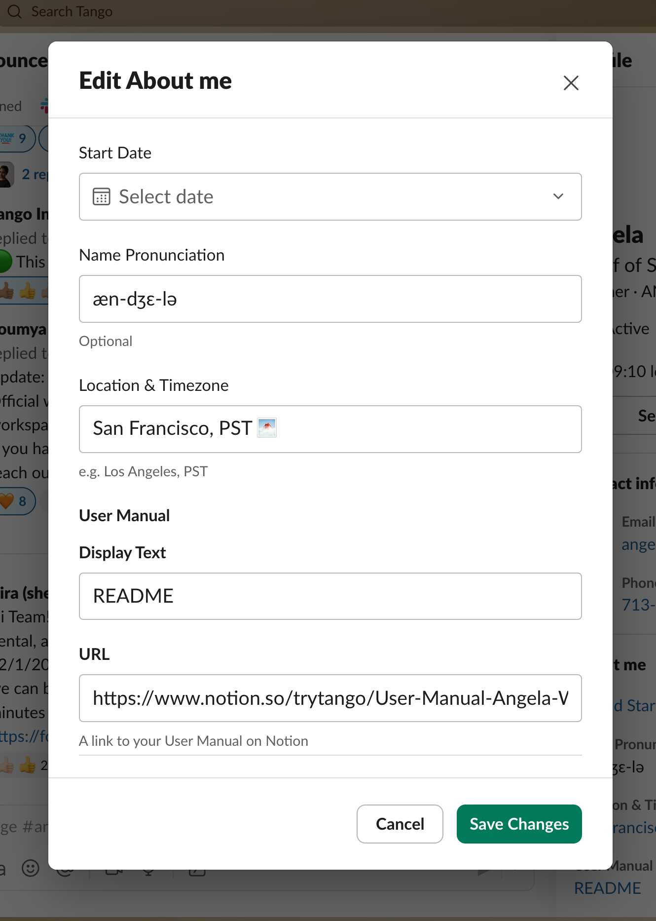 Add a link to your User Manual